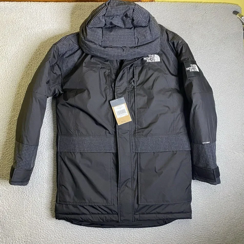 The North Face Dry Vent Rusta Jacket Mens Medium Full Zip Hooded Logo Warm NWT